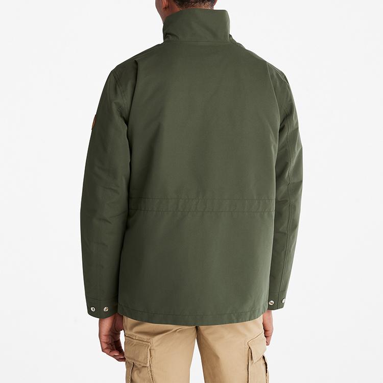 Timberland Veste d'extérieur chaude matelassée imperméable trois-en-un pour hommes Vestes Vert A69RN-U31