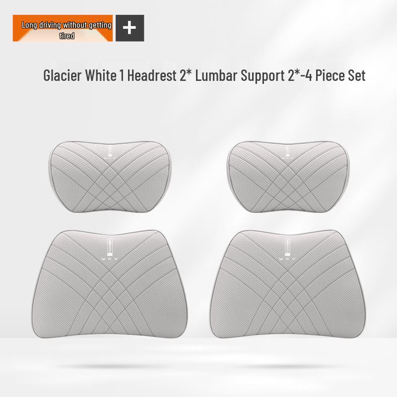 Wey Lanshan Car Headrest & Lumbar Support Cushion for 25 Models - Neck Protection Pillow & Decorative Accessory