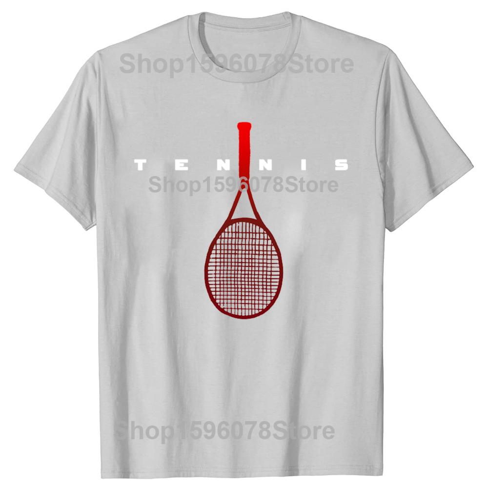 Vintage Funny Tennis Player Retro T Shirt Men Women Humor Fashion Tee Shirts Oversized Cotton Casual Streetwear T-shirts