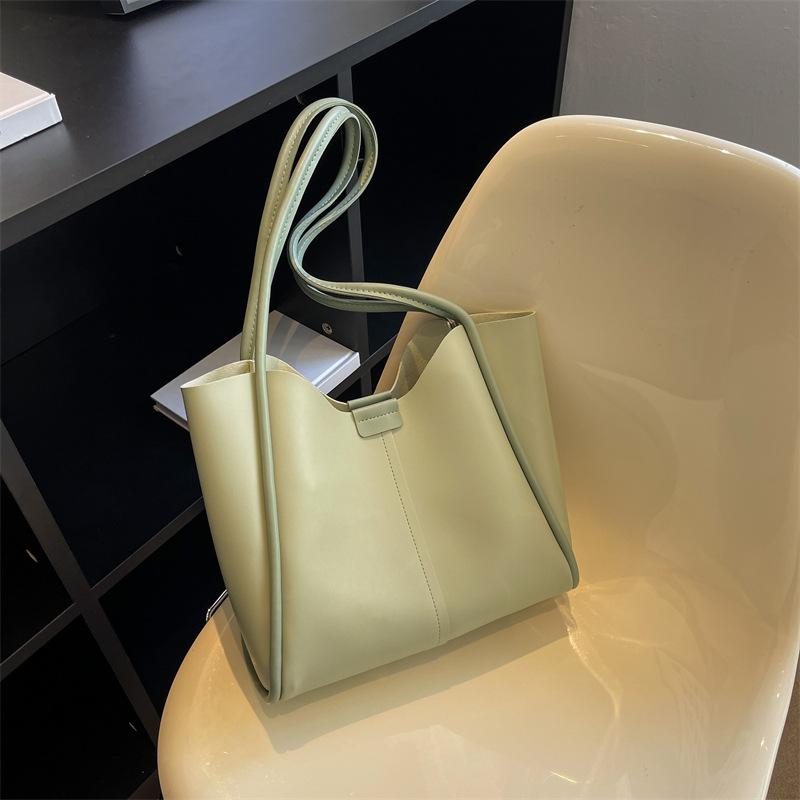 Tote bag women's large-capacity new simple and versatile single shoulder mother and child bag high-end summer commuter bag