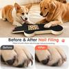 Solid Wood Dog Scratch Board With Pull Out Treat Box Dog Nail Grinding Toy Interactive Paw File Pad For Dog Cat Pet Nail Trimmer
