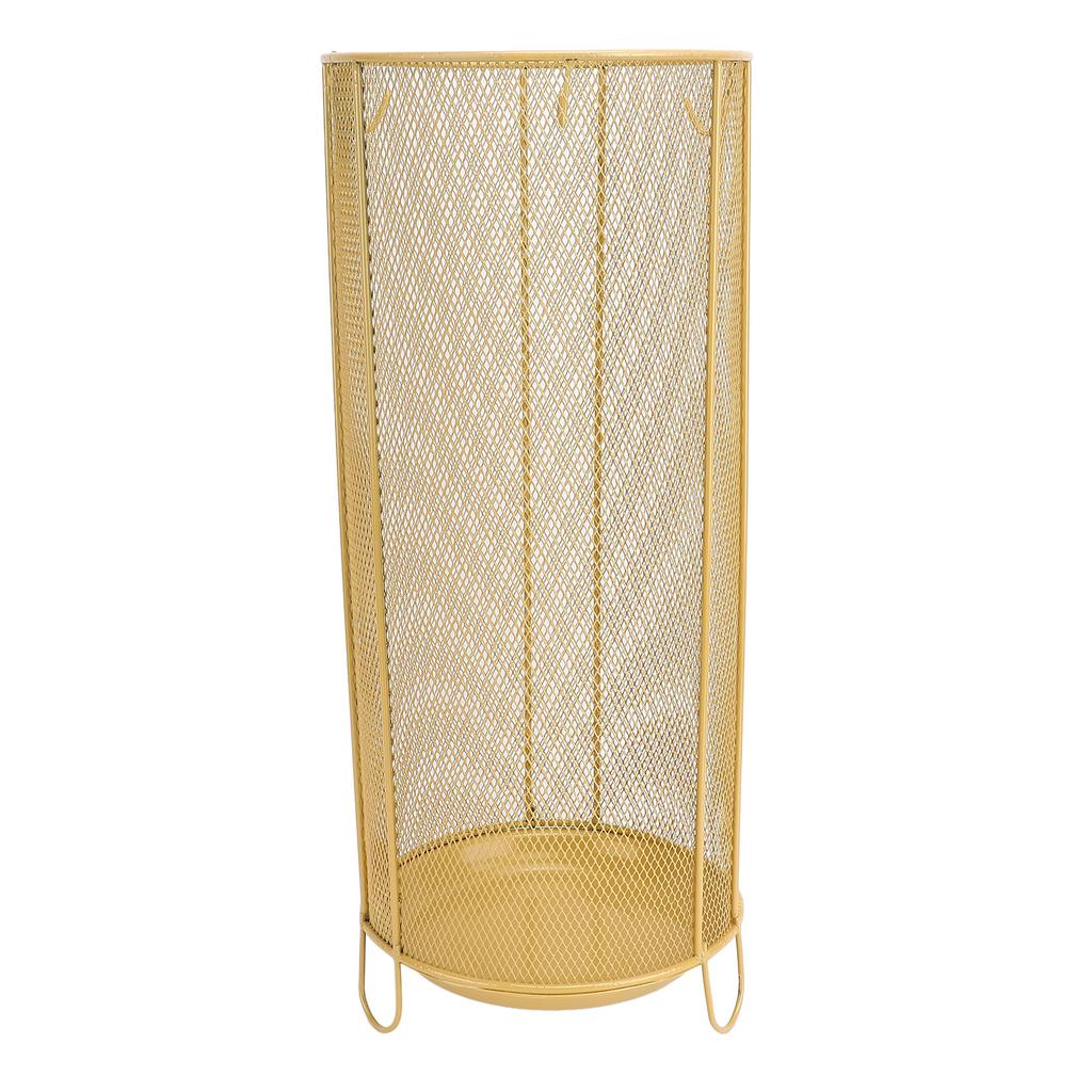 Round Umbrella Stand Rack Freestanding Umbrella Holder Bin Canes Walking Sticks Holder for Entryway