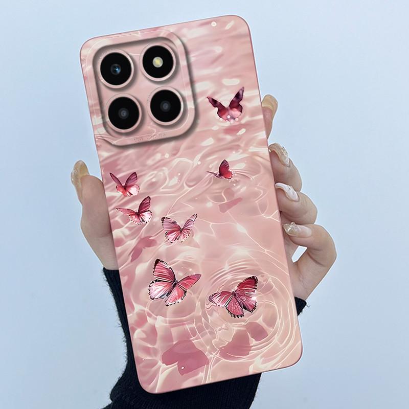 For Honor X6a X6b X6c X6 X6s Case Simplicity flower Soft Silicone Cover For HonorX6a X 6B X6 b Shell Lens Protective Phone Funda