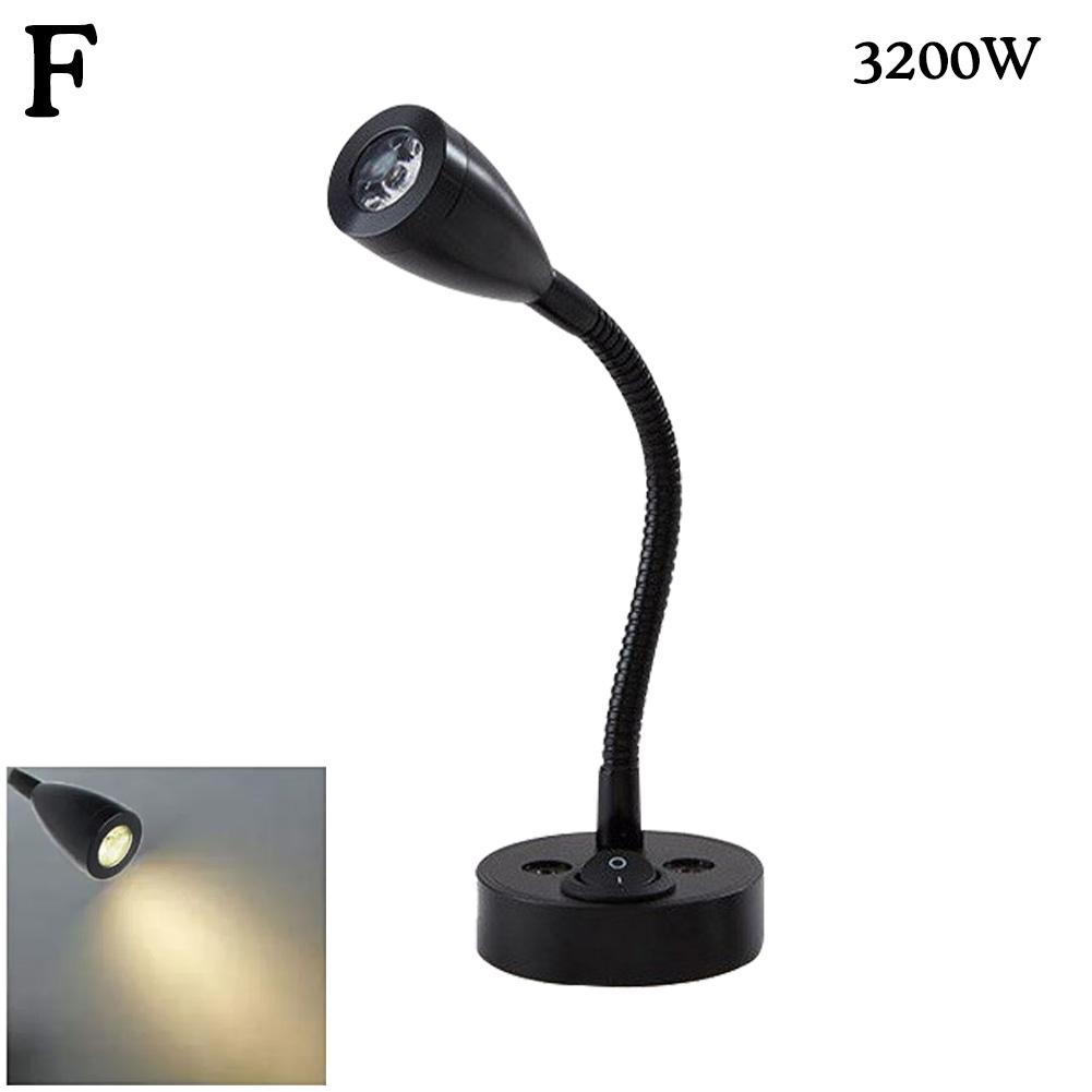 RV Lights Interior Reading Lamp LED Bedside Lamp 3W RV Wall Sconce Light Fixtures Rotatable Spot Lights Boat Camper Van Lamp