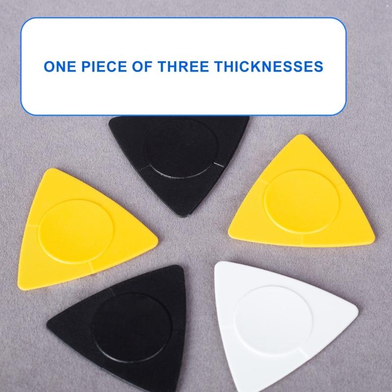 Púa de Guitarra Triangular Antideslizante Púa de Guitarra para Actuaciones en Escenario para Mejorar la Experiencia de Tocando