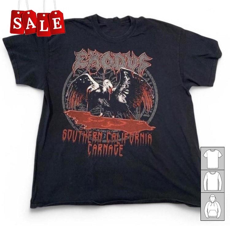New Exodus Southern California Carnage Gift For Fans Unisex S-5XL Shirt ZO127 Unisex T-Shirt XXL