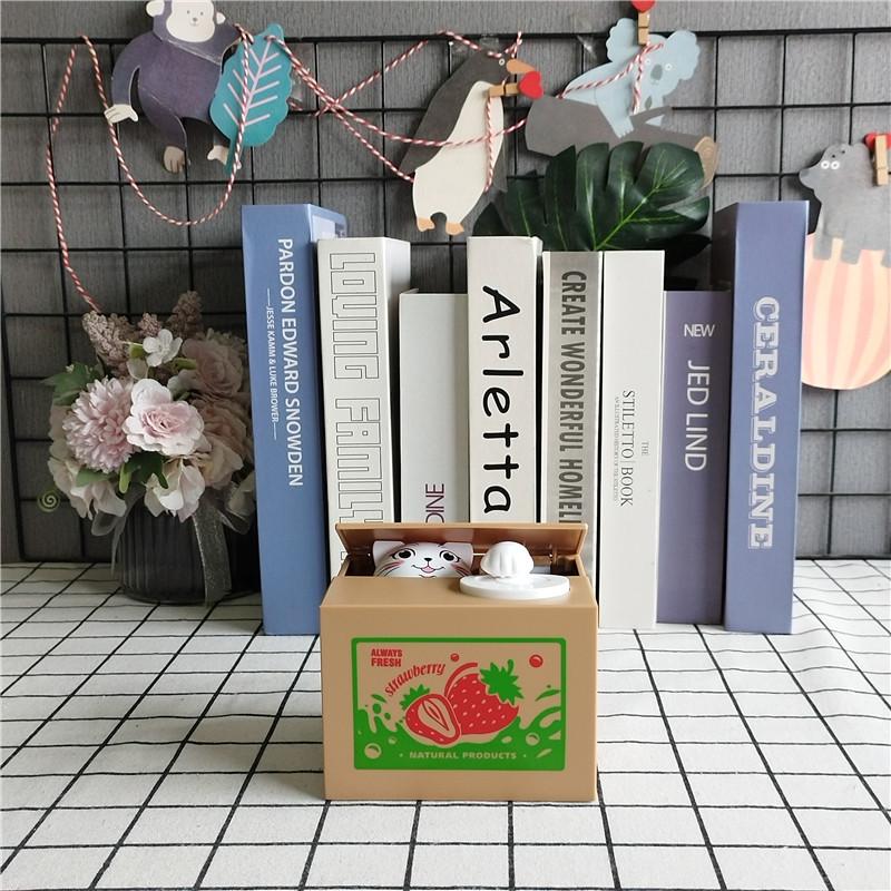 

Креативная милая копилка в виде котенка - Детская мультяшная игрушка для накопления денег 12*10*9 cm