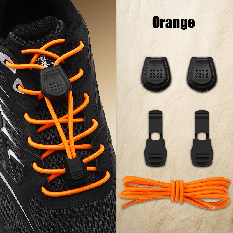 Easy On Off No Tie Shoelaces with Dot Button Quick Lock, Stretch Elastic Laces for All Athletic & Casual, Time-Saving Lazy Laces
