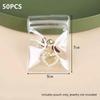 Thick Transparent Pvc Seal Bag 50/100 Units Transparent Pvc Bags With Closure For Jewelry Storage Bags
