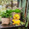 Outdoor Duck Statues Duck Garden Decoration For Outdoor Weatherproof Cute Crafts Figurine For Flower Pot Yard Balcony Lawn Patio