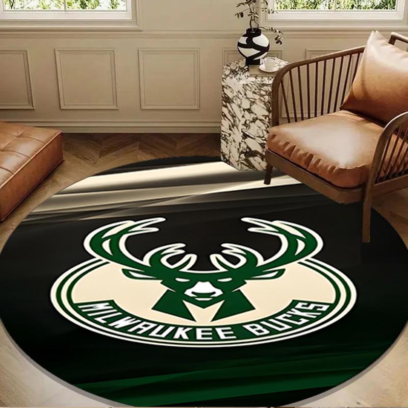 Bucks Team Logo Round mat, Anti-slip Circle Carpet Chair rug For livingroom,Bedroom, doormat home decor Gift Christmas Gifts