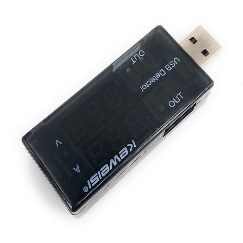 Red+Blue Dual USB Current Voltage Charging Detector Tester Battery Voltmeter Ammeter Charger Doctor