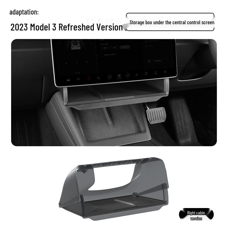 Tesla Model 3 Silicone Pad for Center Console Storage Box - Interior Decoration Accessory