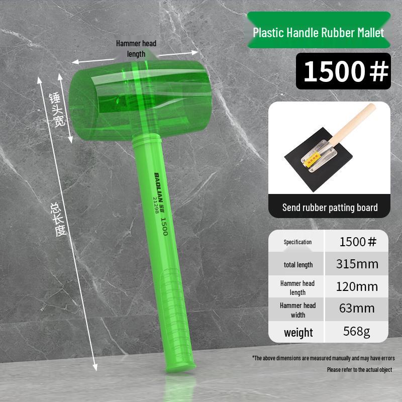 High Elasticity Shockproof Rubber Hammer for Tile Installation