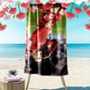 Said El Mala Print Beach Towel, Large Soft Quick Dry Towel for Beach Camping Swimming