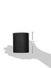 Nichinichi Tools Tea Caddy, Lacquered Tin, Flat Type, 200g, Steel, Made in Japan, Matte Black