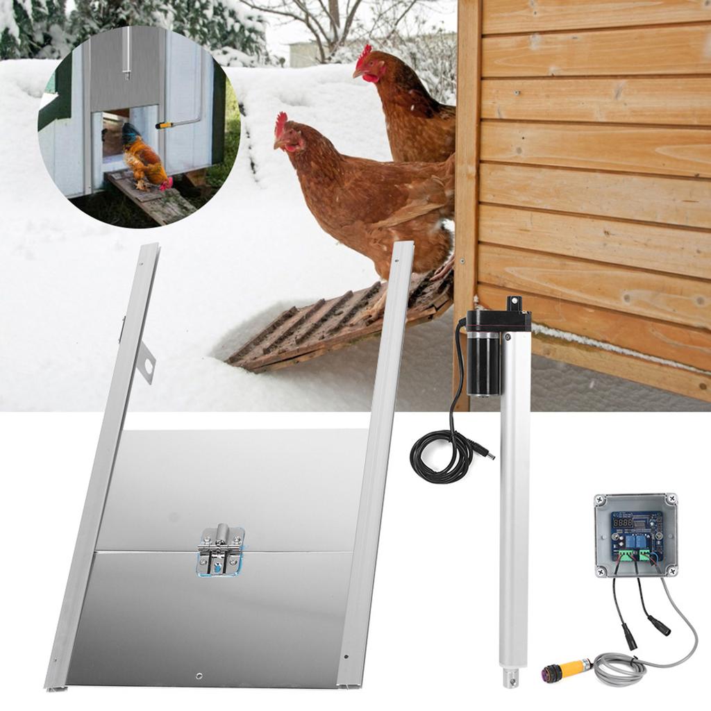 Timing Control Chicken House Automatic Door Opener Door Opening Kit Farm Accessories