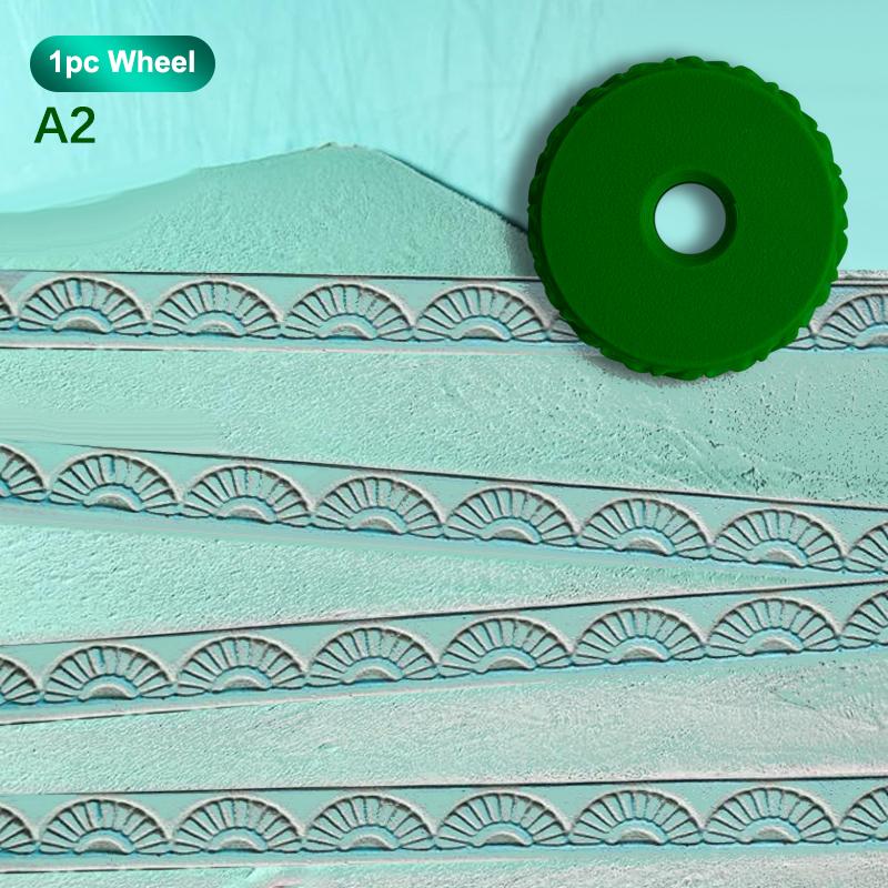 

Глиняный штамп-ролик Керамическое текстурное колесо Геометрические цветочные узоры Инструменты для глины своими руками Штампы для боди-арта Прочный художественный декор A2