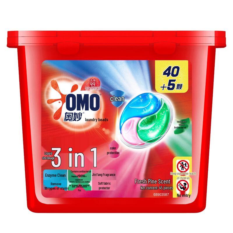 OMO 3-in-1 Fresh Eucalyptus Laundry Pods