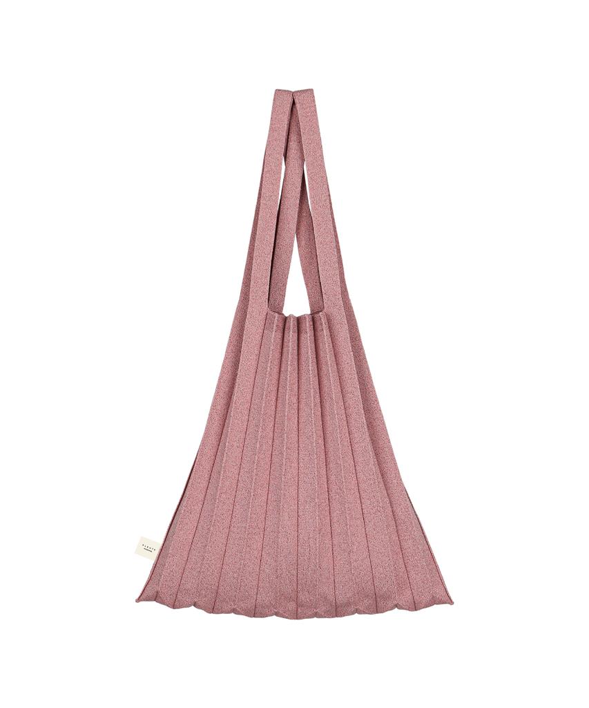 Pleatsmama Shoulder Bag Glitter Rose Gold