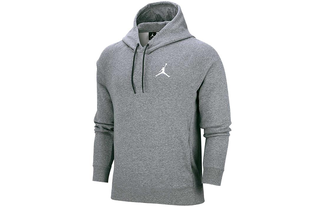 Jordan Sweatshirts Men s Gray Hooded Moderate Regular 823067-091 XXXL