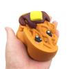 Jumbo Expression Chocolate Cake Squishy Cream Scented Slow Rising Stress Relief Toy PU Simulation Squeeze Toys 11.5*4 CM