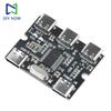 For Raspberry Pi 4/5 Generation USB Expansion Board Hub 1 in 3 out HUB Expansion Module With Power Interface Type-C Interface