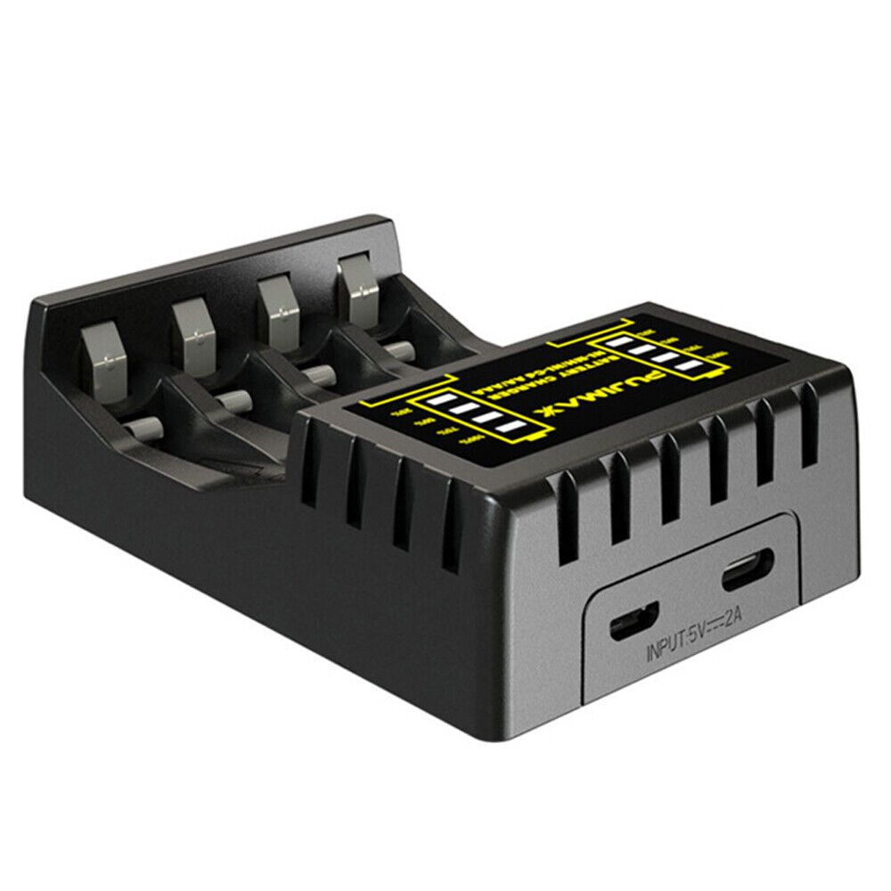 Stable LED Indicator Portable 4 Slot Adapter Intelligent Battery Charger Fast Charging Dock