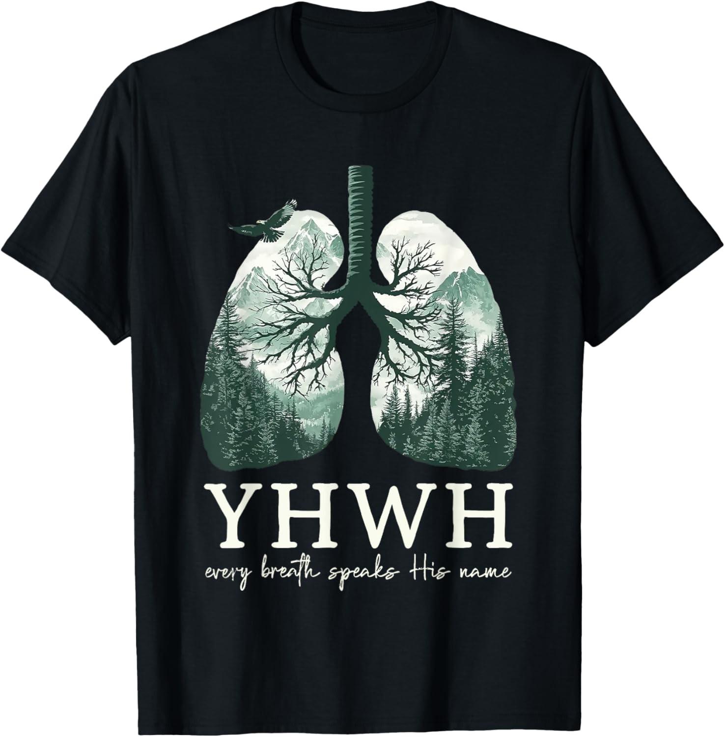 yhwh every breath speaks his name T-Shirt S разноцветный