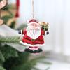 Retro Christmas Tree Decoration Pendant Resin Hanging Ornament  Background Layout