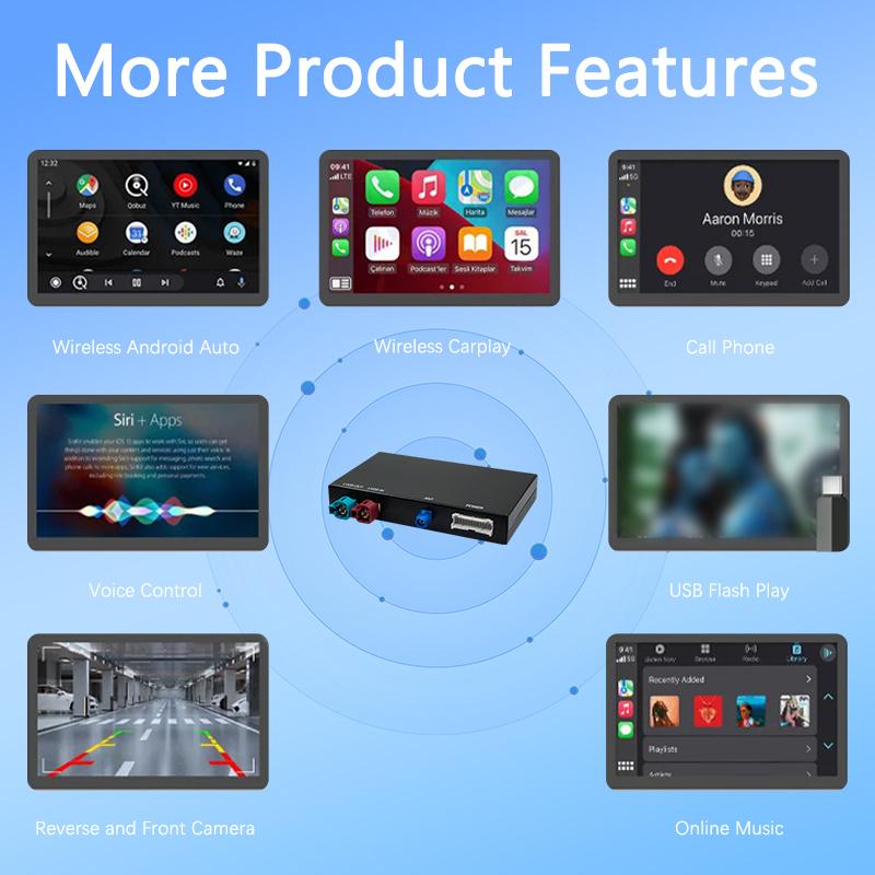 NEW Wireless CarPlay Android AUTO For BMW NBT System 1 2 3 4 5 6 7 Series X1 X3 X4 X5 X6 MINI E60 E84 E70 F26 F25 F10 F11F20 F21