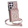 Samsung S25 Ultra Tilt Organ Leather Case A16 Card Phone Case NOTE20 Ring Phone Case