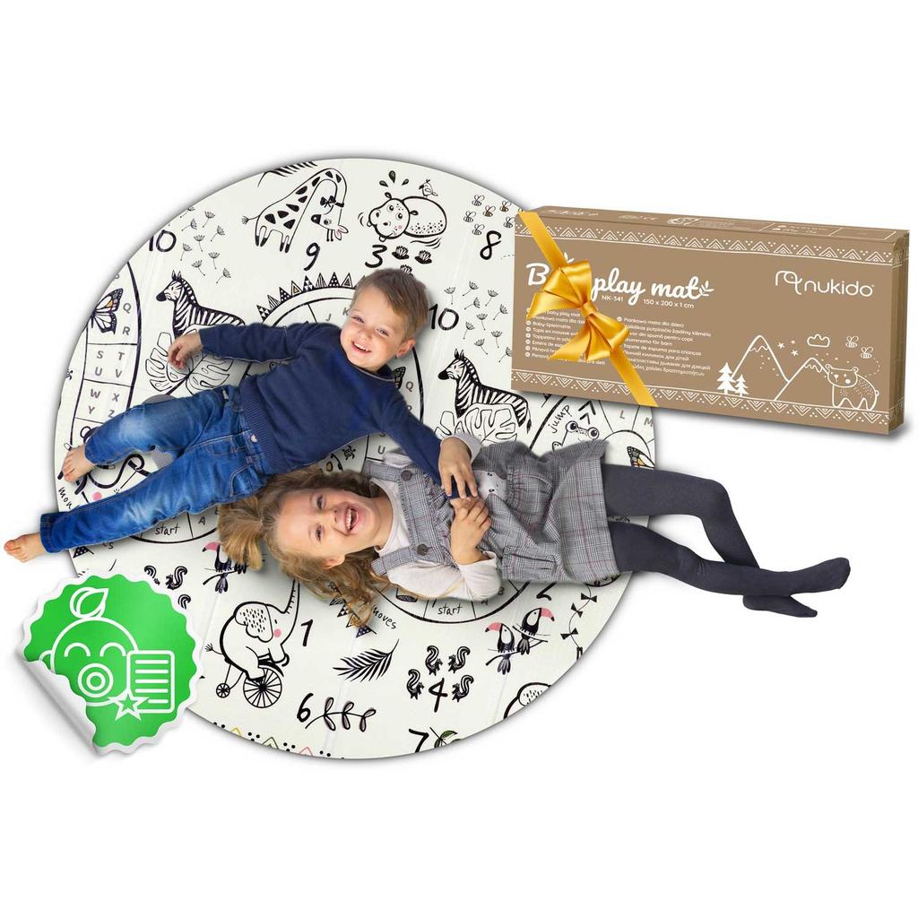 Nukido Folding Educational Foam Mat, 200 X 150 X