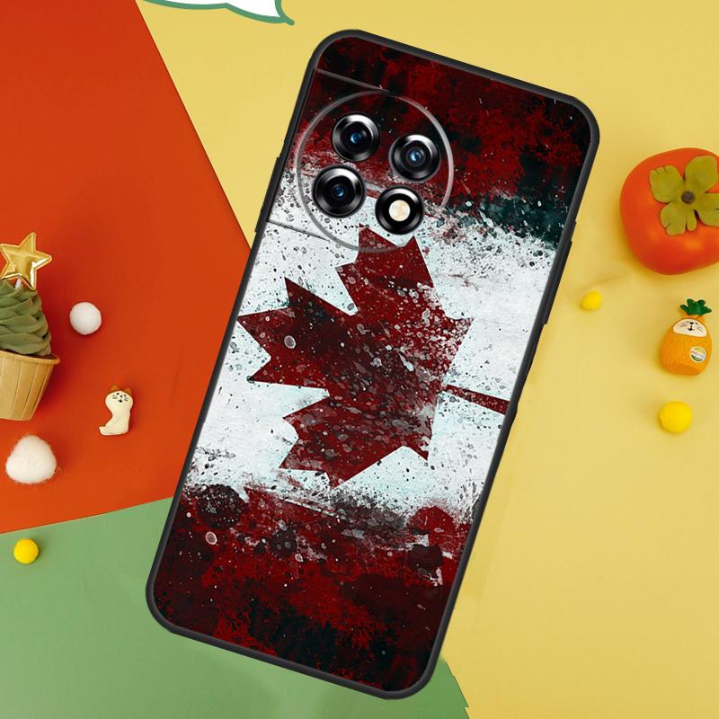Canada Canadian Flag Case For OnePlus 9 10 Pro 11 12 13 15 13T 13R 12R 10T 8T Nord 5 CE 2 3 4 Lite N20 N30 Cover