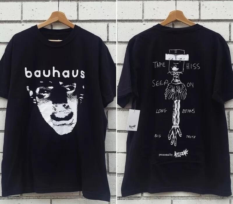 Bauhaus Band 90s 2 Side Reprint Short Sleeve Black Unisex T shirt Classic Style Unisex T-Shirt S