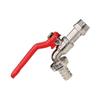 Water Nozzle Zinc Alloy Outlet Water Tap Fauset Rustproof High Pressure for Garden Belt Nozzle