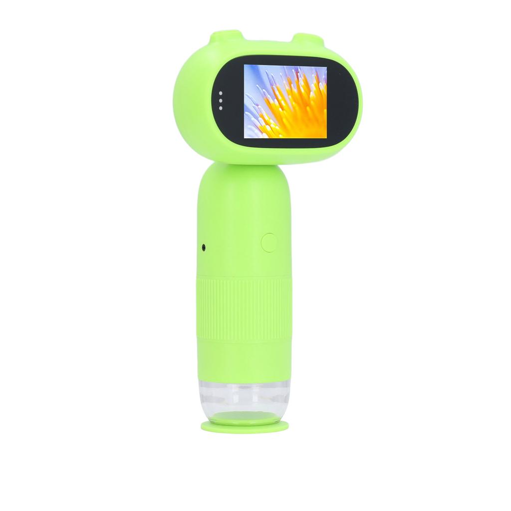 Handheld Microscope 2in Screen USB Electronic Magnifying Glass with 8 LEDS for Coin Observation Welding Watch Repair