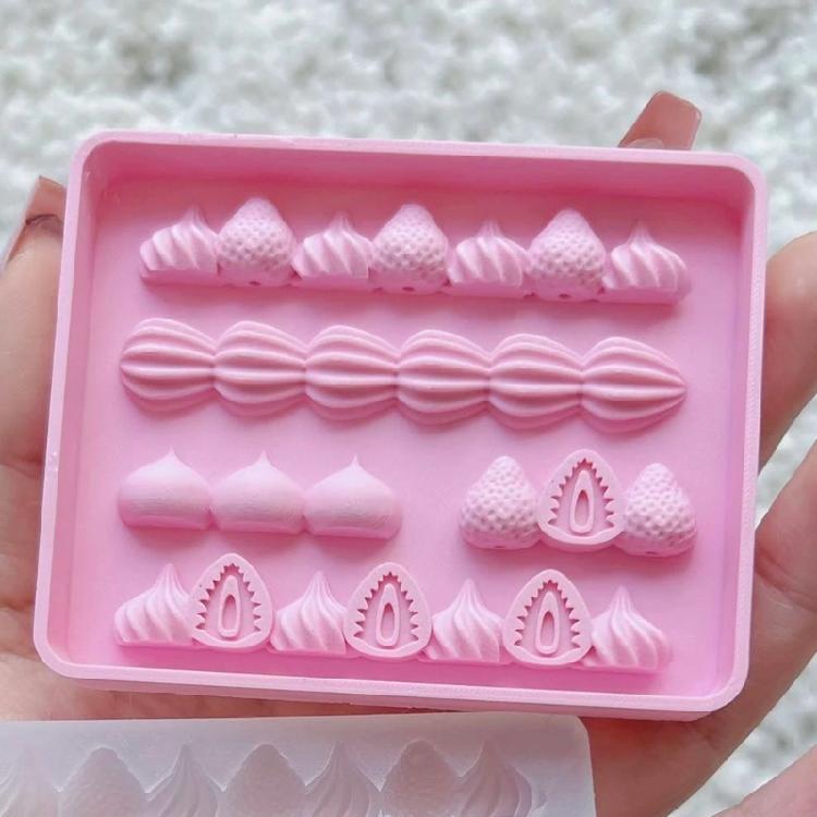 Easy To Clean Silicone Dessert Molds Silicone Chocolate Moulds Fondant Crafting Molds Silicone Texture Dessert Molding