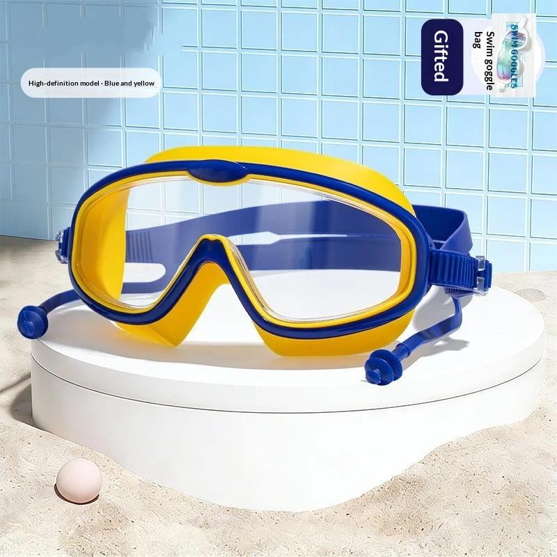 Professional Children Swimming Goggles Caps Waterproof Diving Goggles Anti Fog Competition Training Swimming For Boys Girls