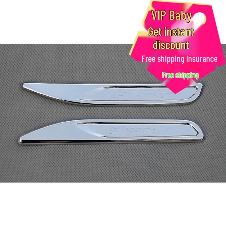 

Outai Накладка бокового габарита и наклейка на крыло для Accord 2014-15 Aluminum