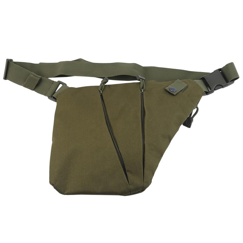 Outdoor Tactical Storage Gun Holster Shoulder Bags Men Anti-theft Chest Bag Nylon Sports Hunting Crossbody Pistol Bag