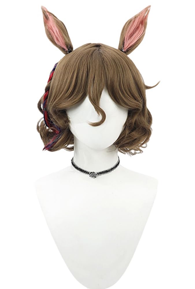 

Косплей-костюм Таффи Нагахины включает сетку для парика, парик, термостойкий, розовый, аксессуар, вечеринки, мероприятия, костюмы, фотосессии, фестивали, (Парик + Уши)