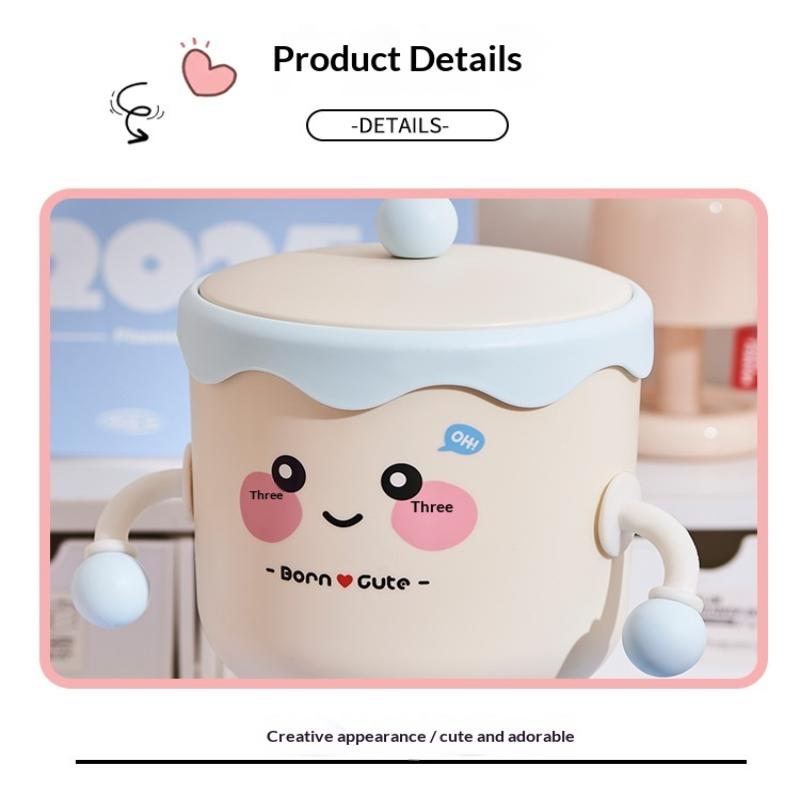 DIY Cartoon Stifthalter Kunststoff Aufbewahrungshalter Für Büro Schreibtischaufbewahrung Abfalleimer Make-up-Pinsel-Aufbewahrung