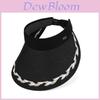 Summer Breathable Straw Hat With Wide Brim For Sun Protection And Outdoor Leisure