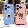 Phone Pouch Anti-knock Phone Case For UMIDIGI A15/A15C/A15T Durable Full Wrap Cute Graffiti Shockproof Protective Couple