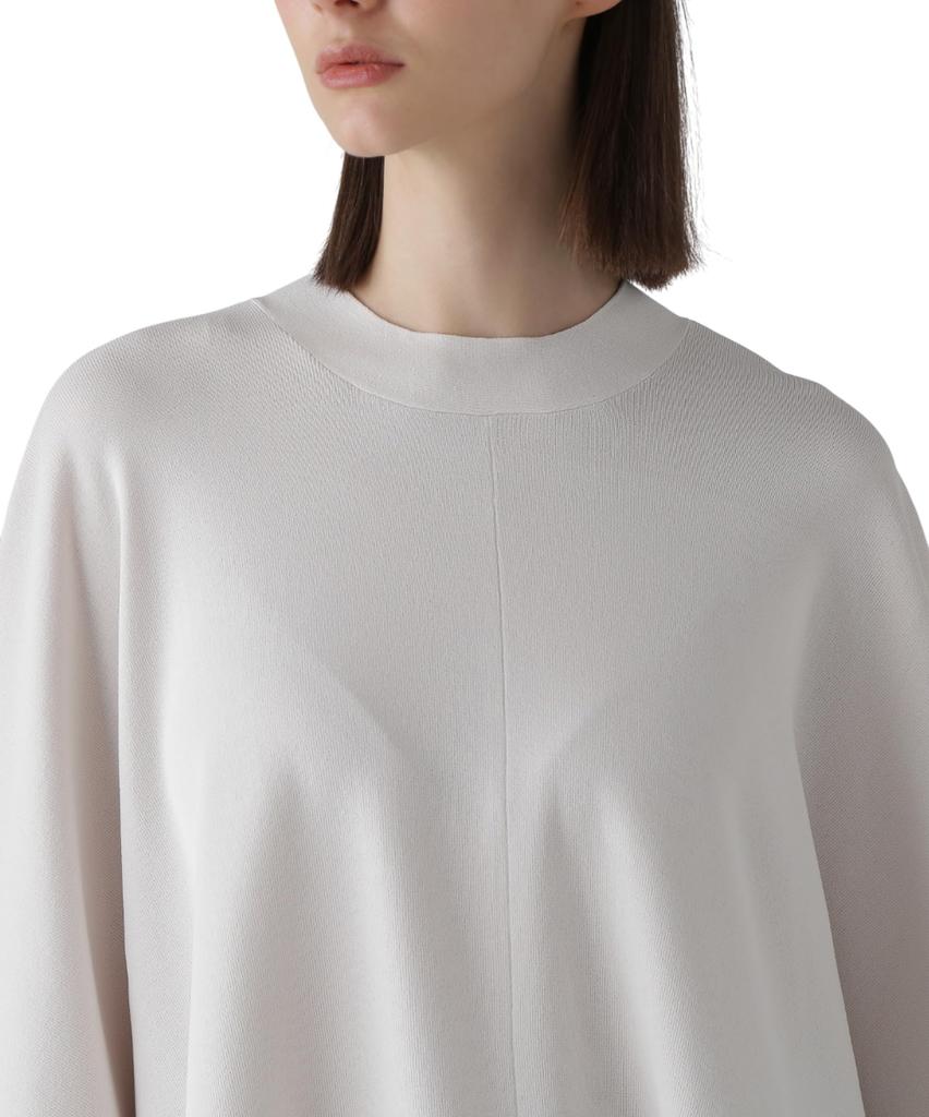 ADORE Dzianinowe Damskie Ponczo w Stylu (Suchy rozciągliwy) 531-5170524 030_Biały