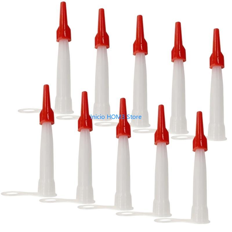 A5YD 10Pc Silicone Sealant Nozzles Tip for Caulking Grout Tile Floor Projects CN
