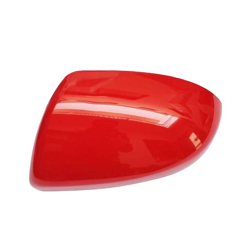1 Pair Red ABS Plastic Front Side Door Wing Mirror Covers Caps Fit for Mazda 2 MK2 2007 2008 2009 2010 2011 2012 2013 2014