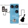 ZORY Guitar Boost Effects Pedal BASS/TREBLE/GAIN 2-Band EQ Control DC 9V 6.35mm Input/Output