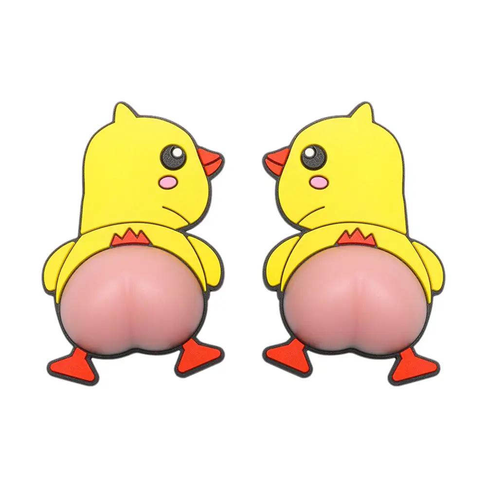 

2 шт./набор DIY Декор Мультяшная собака Корги Попа Свинья Утка Игрушки для снятия стресса Наклейки Игрушка против столкновений Фиджет Дверь Бампер автомобиля M1Y5